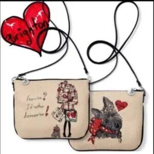 🎀Brighton Crossbody "Scottie" Crossbody Fabric Never Used, So Cute🎀